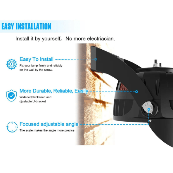 LED Stadium Flood Light, 800W/1000W/1200W, 180,000 Lumens, 5000K, 120-277 VAC