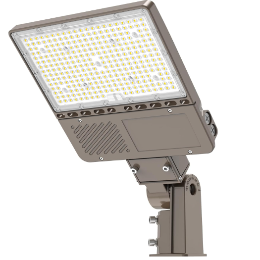 150W LED Parking Lot Light, 5000K, 21000 Lumens, Slip Fitter Mount, 277-480 VAC