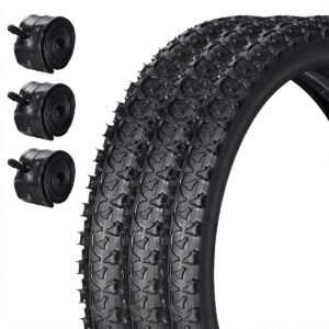 Yescom 16"-24" Opt. Bicycle Tires & Tubes 3-Pack for Trike & Unicycle