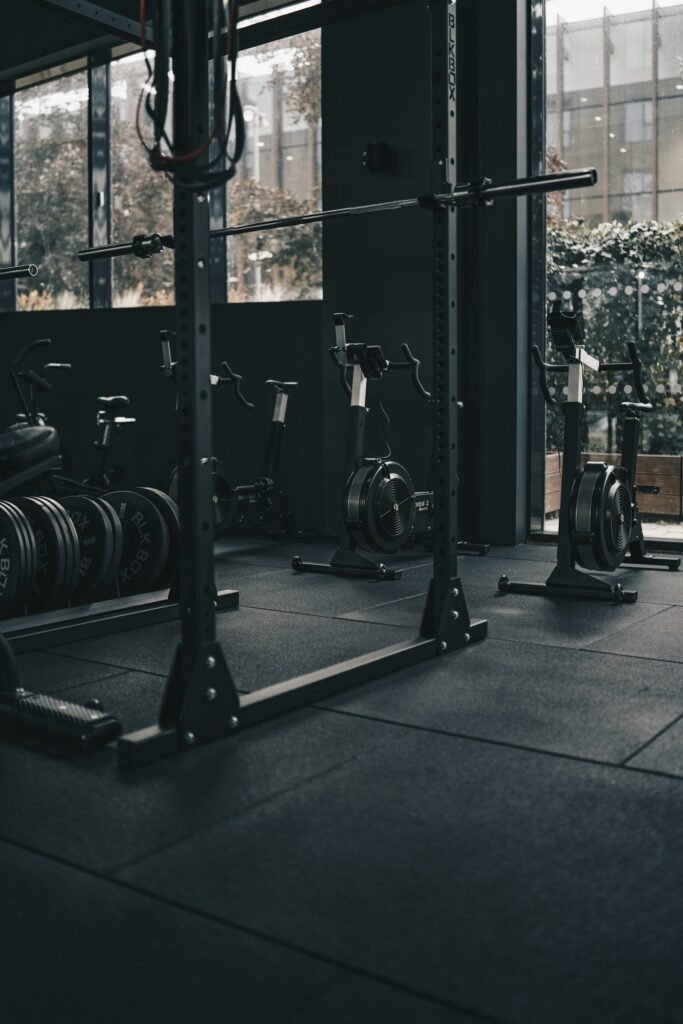 Commercial gym fitted out with a full equipment line-up