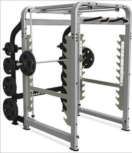 MAX Rack - NEW - Muscle D Fitness - Plate Load Multi-Dimensional Smith Machine - Weight Storage Pegs Included - Function