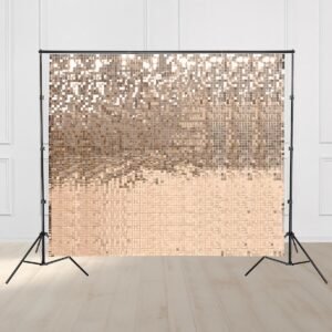Yescom 10'x8.5' Sequin Shimmer Wall Backdrop (Tripod Stand Included)