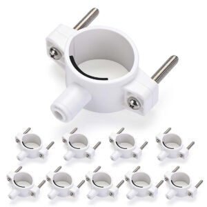 Yescom 10x Drain Saddle Clamp with 1/4" Quick Connect Fitting