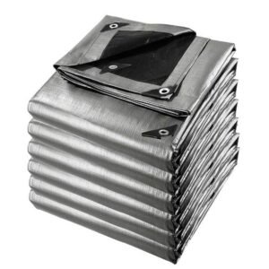 Yescom 14mil Extra Thick Heavy-Duty Poly Tarp Reinforced Canopy Size Opt