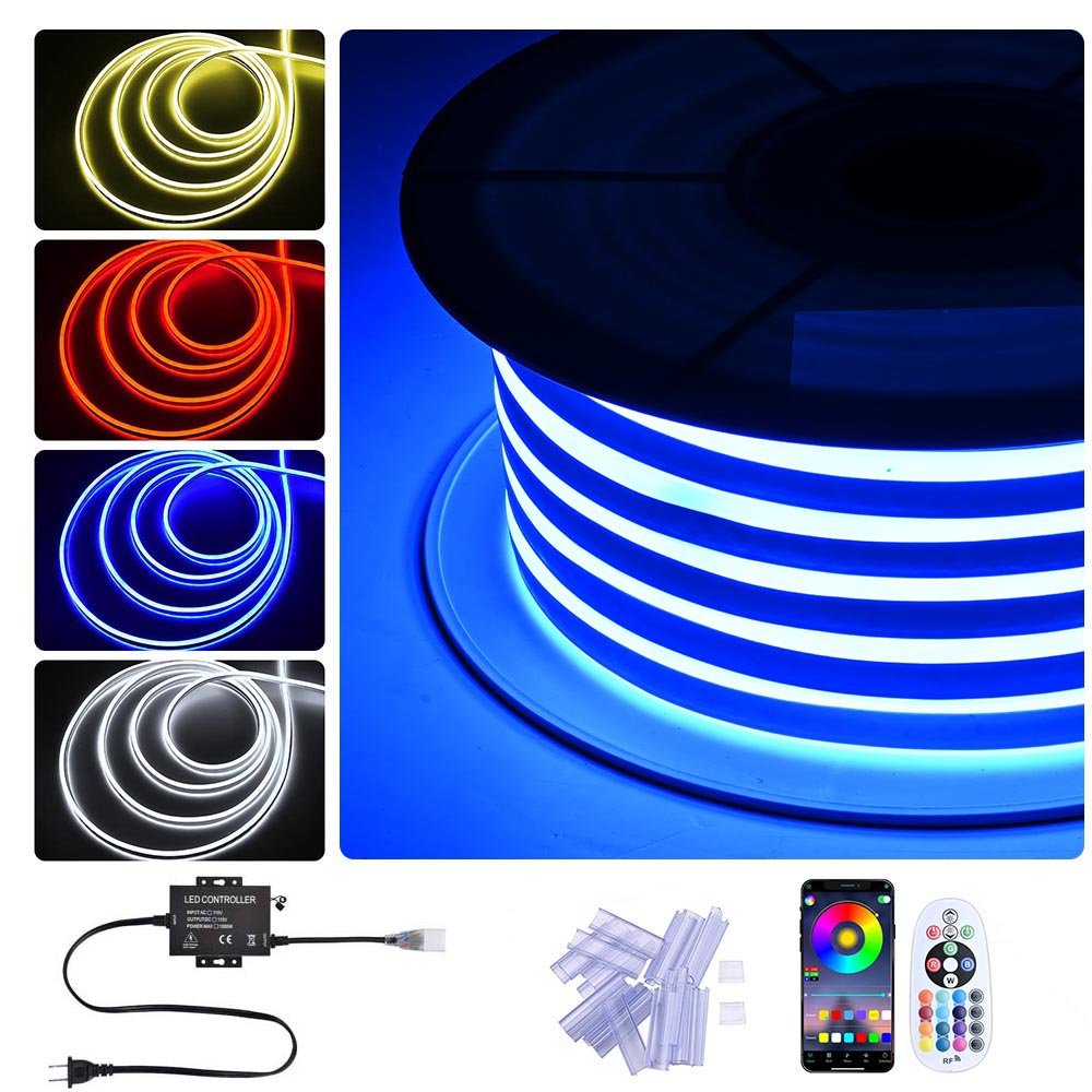 Yescom RGB Rope Light Flexible App & RF Control