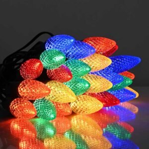 Yescom Commercial Faceted C9 Bulbs (25 Count)