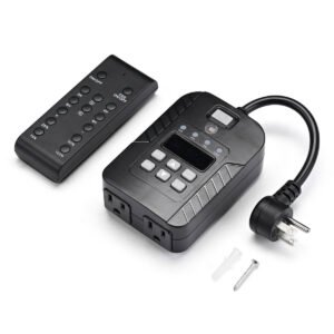 Yescom Dusk-to-Dawn Dimmer & Timer Remote Control