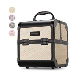 Byootique Art Deco Cube Makeup Box Cosmetic Case
