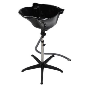 Yescom Deep Shampoo Bowl Salon Hair Basin Adjustable Black