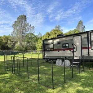 Yescom Heavy Duty Dog Playpen 48" Tall 8-Panel Puppy Pen Metal