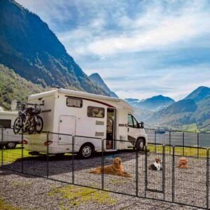 Yescom Heavy Duty Dog Playpen 48" Tall 6-Panel Puppy Pen Metal