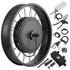 Yescom 20" Front Wheel Electric Bicycle Motor Fat Tire Kit 48v 1000w