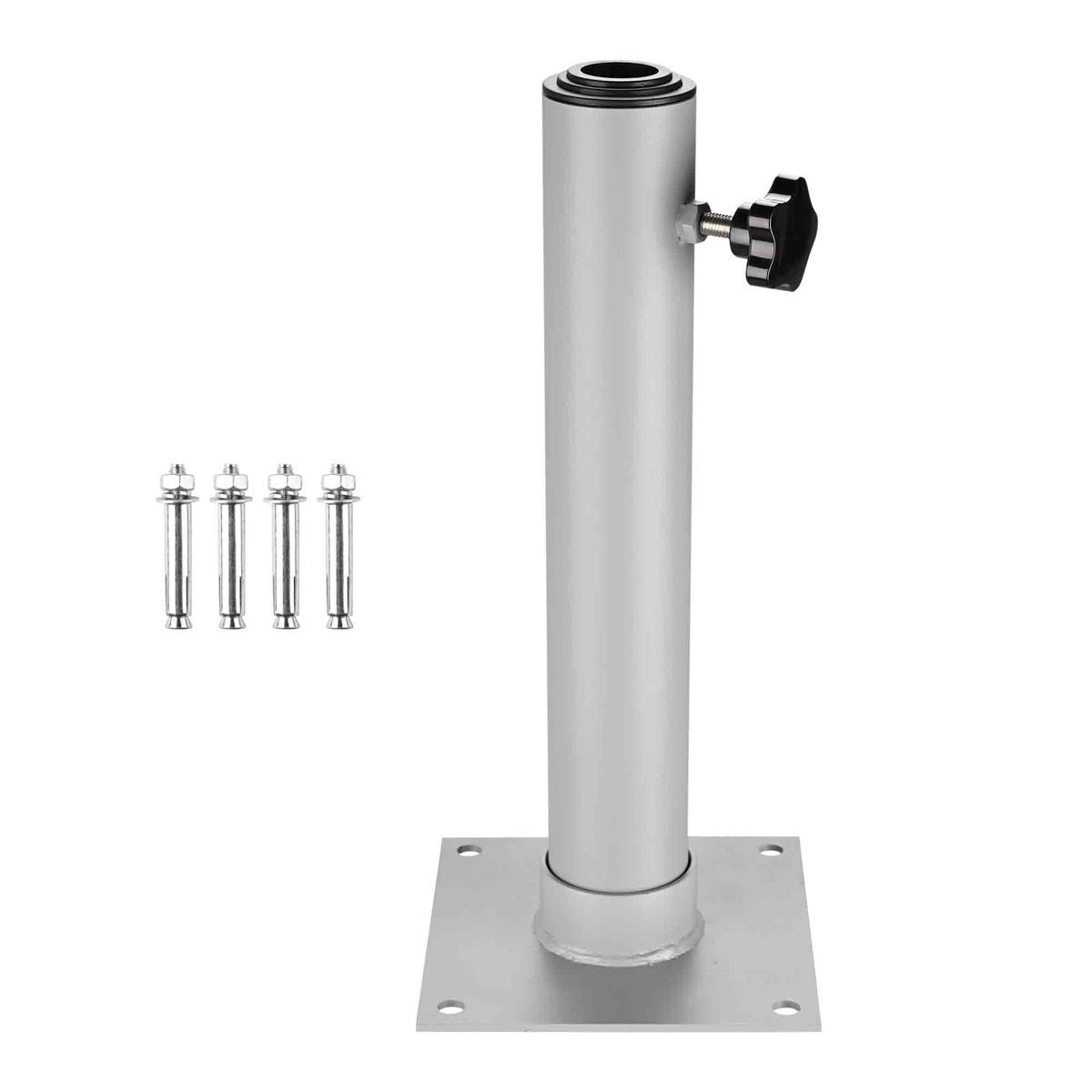 Yescom Telescopic FlagPole Deck Mount 16" x 2 3/8"
