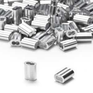 Yescom Wire Cable Aluminum Crimping Sleeve for 2-2.5mm 100ct.