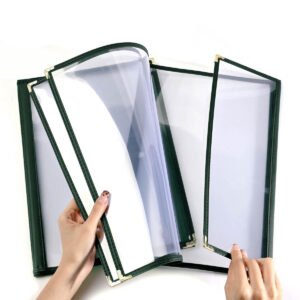 Yescom 30x Menu Covers Cafe Restaurant Green 8.5x14 & 4.25x14