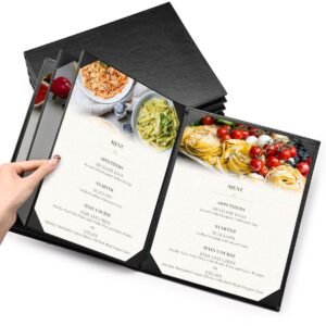 Yescom 8.5x11 PU Leather Menu Covers Set(5)