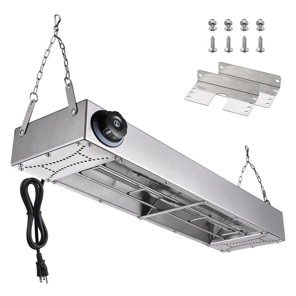 Yescom Food Warmer Overhead Heater 24 in. 900W