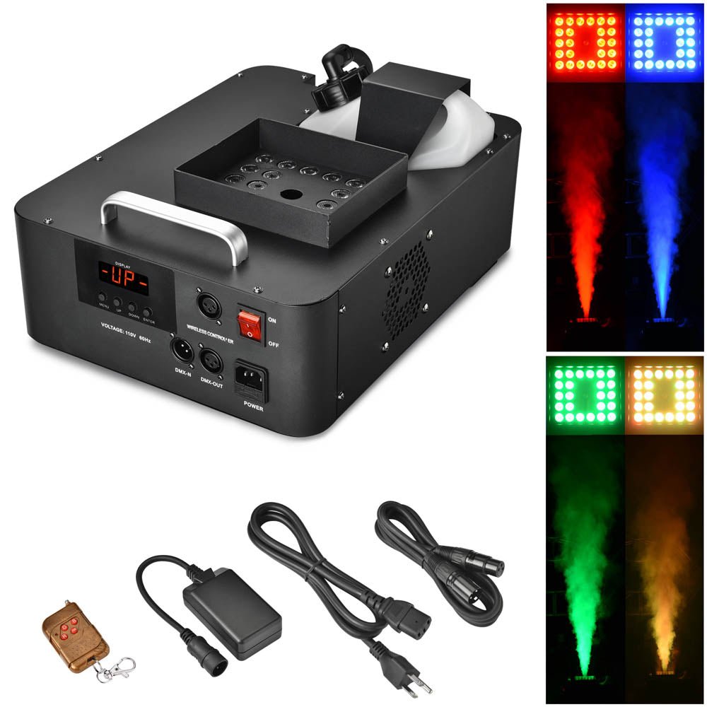 Yescom Fog Smoke Machine w/ Remote Light DMX 20000 CFM 1500w