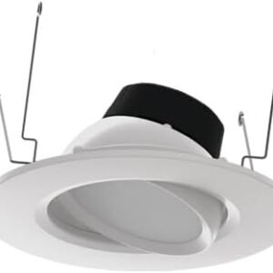 4 Inch Gimbal LED Downlight, 8W, Selectable CCT, 700 Lumens, 120 VAC