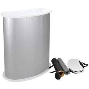Yescom Trade Show Display Podium Table Counter Stand White