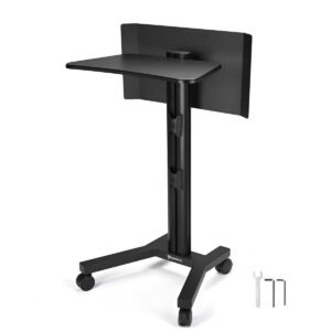 Yescom Mobile Laptop Stand Podium Desk Lectern on Wheels