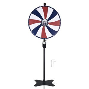 WinSpin 24" Floor Stand Tabletop Prize Wheel Bald Eagle Head