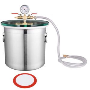 Yescom Vacuum Chamber Degassing Chamber 5 Gallon Stainless Steel