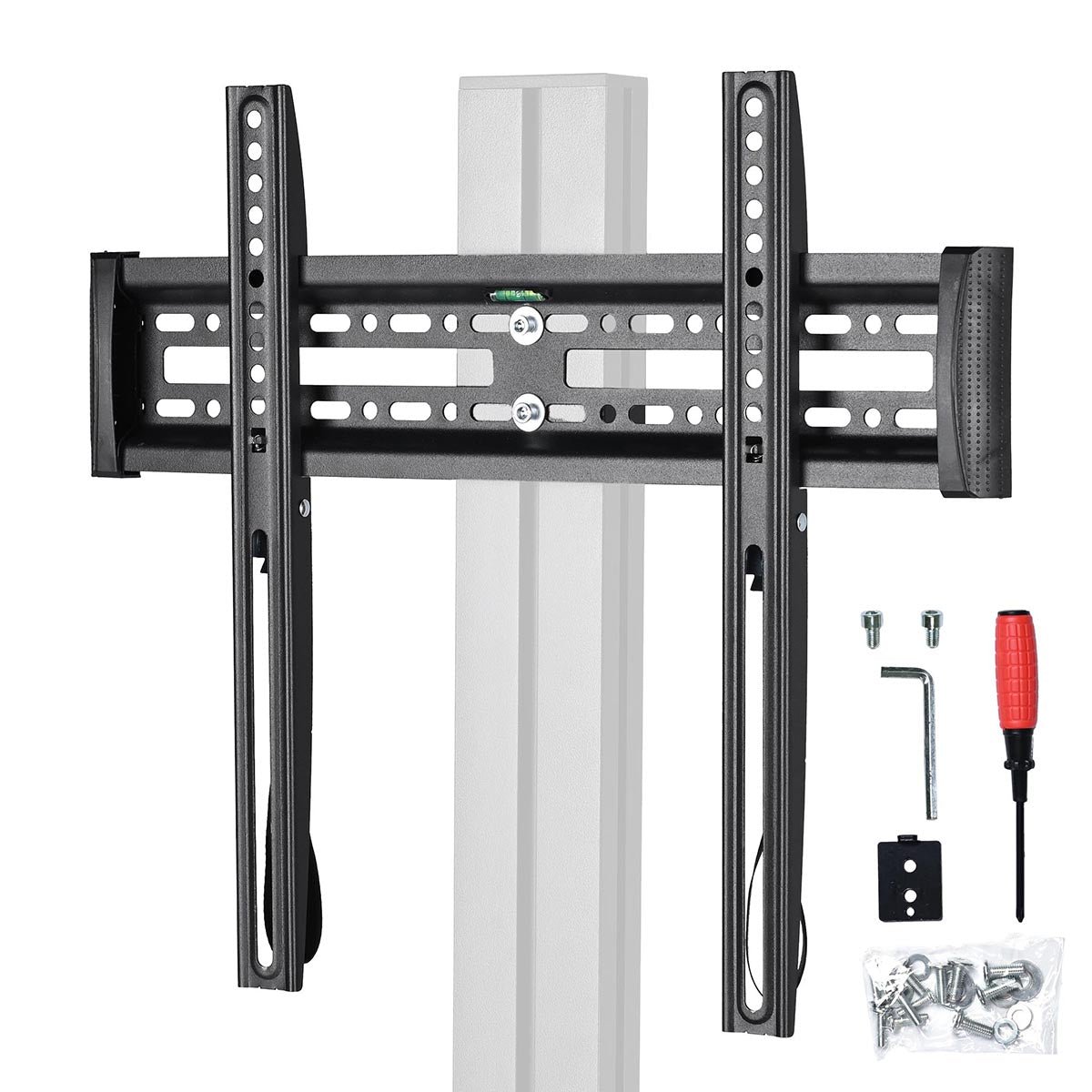 Yescom Mobile TV Stand Mount Bracket for Monitors up to 65"