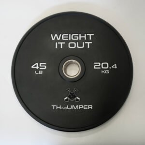 'Thumper' Thin Bumper Weight Plate Pairs. (Thinnest Bumper Plates Ever!)