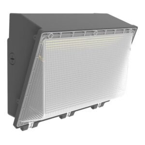 LED Wall Pack Light Built-in Photocell, 120W/100W/80W, 3000K-5000K, 15,600 Lumens, 120-277 VAC