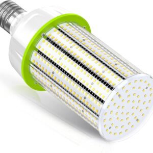 LED Corn Bulb, 100W, 15,000 lumens, 5000K, E39 Base, 277-480 VAC, 480 VAC HID Replacement
