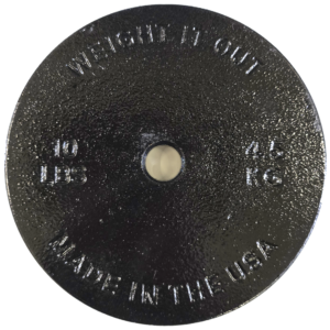 Standard 1" Center Hole Cast Iron Machined Weight Plate Pairs