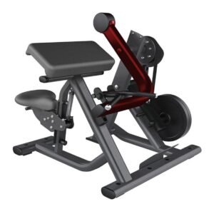 Elite Leverage Biceps Curl - Muscle D Fitness - Commercial - Adjustable Seat - Plate Loaded - Arm Curl Workout