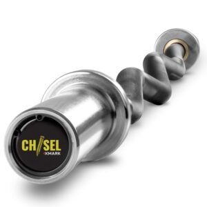 Chisel Olympic EZ Curl Barbell, 47 inches