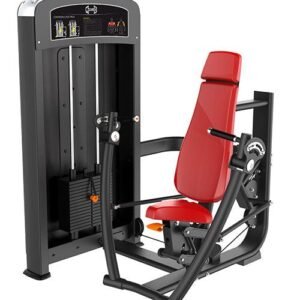 Elite Selectorized Chest Press - Muscle D Fitness - Commercial Grade - Adjustable Seat - Pin Selectorized