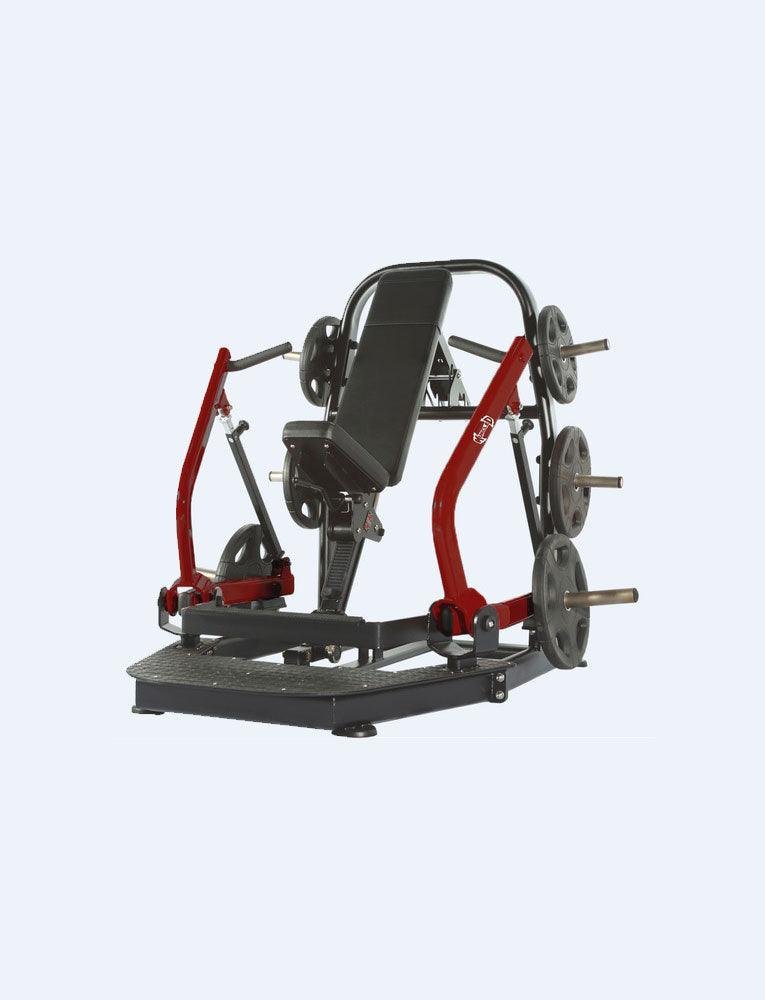 Pro Strength Decline Chest Press - Muscle D Fitness - Premium - Adjustable - Plate Loaded - Lower Chest Workout