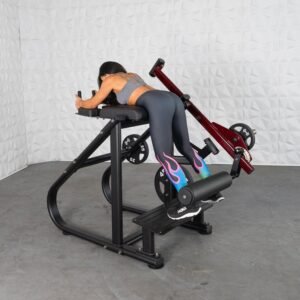 Pro Strength Reverse Hyper - Muscle D Fitness - Adjustable Roller Pad, Plate Loaded