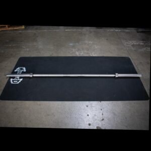 7' Stainless Steel Olympic Bar - Bushing - Muscle D Fitness - Quality Knurling