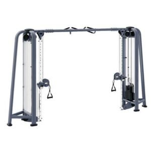 Megatron Deluxe Cable Crossover - Muscle D Fitness - 2 Functional Columns - Multi-Handle Pull-Up Bar - Selectorized Weight Adjustment