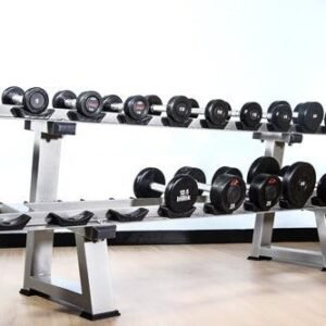 2-Tier Dumbbell Rack - Muscle D Fitness - 10 Pair Storage