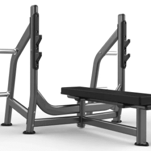 Flat Bench - Olympic - Muscle D Fitness - 11 Gauge Steel - Commercial Upholstery