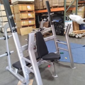 Elite Olympic Military Bench - Muscle D Fitness - Commercial - Seated Upright Shoulder Press