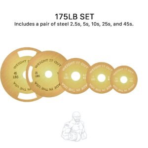 Solid Steel Calibrated Weight Plate Sets