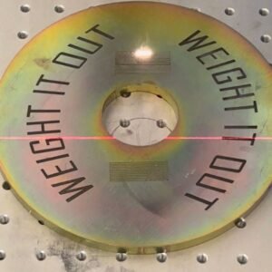 Custom Engraved Solid Steel Weight Calibrated Plate Pairs