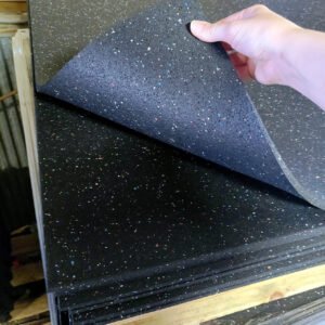 NEW Hammer Clad 8mm Premium Gym Flooring Mats 4' x 6' Confetti Fleck