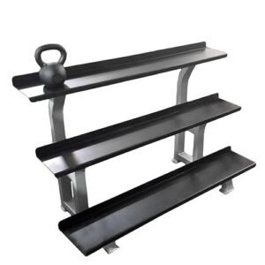 3-Tier Kettlebell Rack - Muscle D Fitness - Commercial Storage