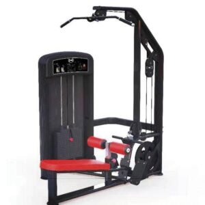 Elite Selectorized Lat / Low Row - Muscle D Fitness - Commercial Grade - Adjustable Seat - Pin Selectorized
