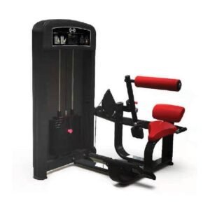 Elite Selectorized Low Back Extension - Muscle D Fitness - Commercial Adjustable Seated Pin Selectorized Low Back Extension