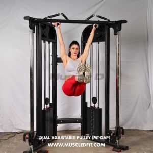 Megatron Dual Adjustable Pulley (88" & 95" height) - Muscle D Fitness - Functional Pull-Up Bar - Adjustable Height