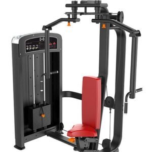 Elite Selectorized Pec Deck/Rear Delt - Muscle D Fitness - Commercial - Adjustable Seat - Pin Selectorized Chest / Back Combo